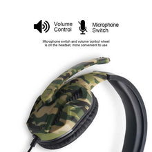 Load image into Gallery viewer, Camouflage gaming headset