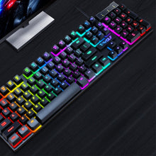 Load image into Gallery viewer, Gaming Usb Luminous Wired Keyboard Floating Manipulator