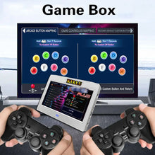 Load image into Gallery viewer, Portable Pandora SAGA DX 9800 in 1 Game box and screen 2 player 3D games console 2.4g Wireless retro arcade game console