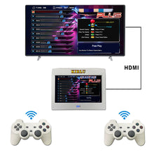 Load image into Gallery viewer, Portable Pandora SAGA DX 9800 in 1 Game box and screen 2 player 3D games console 2.4g Wireless retro arcade game console