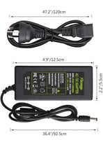 Load image into Gallery viewer, Arcade 1Up Power Supply
Facmogu AC to DC 12V Power Adapter, AC 100V-240V to DC 12V 5A 60W Power Supply, AU Plug 5.5x2.5mm & 5.5x2.1mm, 2.1m/ 6.9ft Long Cable Switching Transformer Converter for LED Strip Light Cameras CCTV