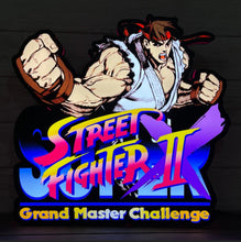 Load image into Gallery viewer, Street Fighter Sign Classic Arcade LED Light Box, Classic Fighting Game Arcade Toppers, LED Lightbox, Functional Dimmer, 5V, USB Compatible