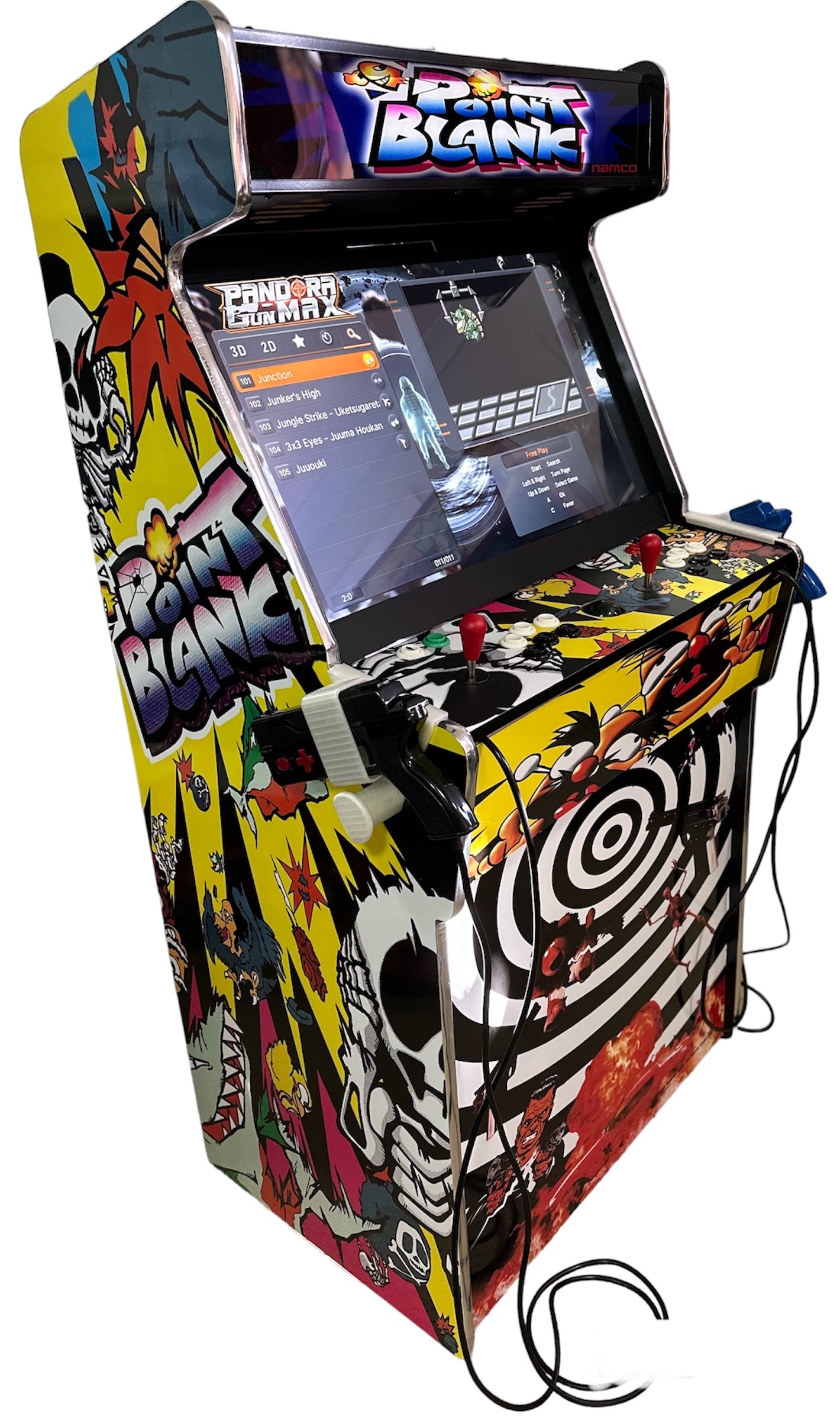 AlphaPromax Upright Shooter Arcade Machine 2 Player Arcade Machines