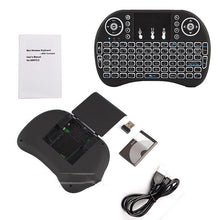 Load image into Gallery viewer, H9 Wireless Backlit Colorful Touch Remote Control Keyboard
