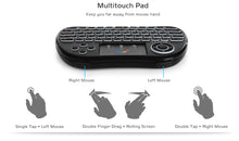 Load image into Gallery viewer, H9 Wireless Backlit Colorful Touch Remote Control Keyboard
