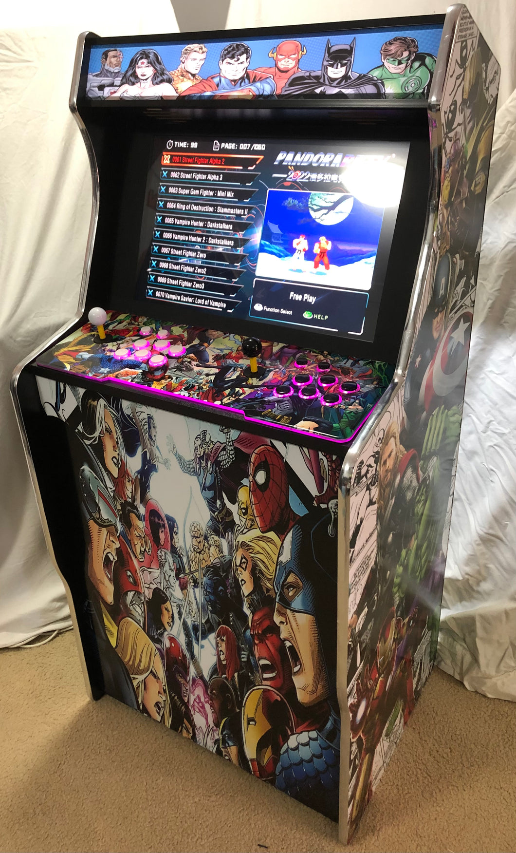 Pandora box Arcade 8000 games-Mid size