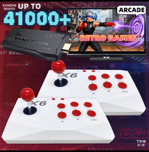 Load image into Gallery viewer, Arcade Video Game Console 4K TV Game Stick with Double Arcade Joysitck Games For MAME/Sega/PS1/Atari Game Machine Kid Gift

