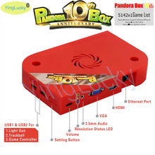 Load image into Gallery viewer, New Pandora box 10th arcade kit with coin acceptor iron door arcade amplifier arcade LED joystick and button for Arcade cabinet
