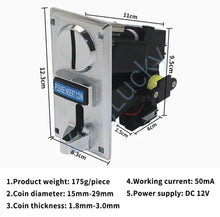 Load image into Gallery viewer, New Pandora box 10th arcade kit with coin acceptor iron door arcade amplifier arcade LED joystick and button for Arcade cabinet
