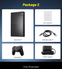 Load image into Gallery viewer, KINHANK 4T Gaming HDD with Launchbox Hyperspin Playnite Retrobat Teknoparrot Retro Video Game Console for PS5/PS4/PS3/PS2/PSP/DC
