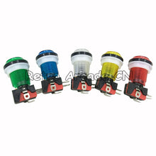 Load image into Gallery viewer, Free shipping 33mm Arcade Push Button Led Momentary illiminated Transparent Buttons with Micro Switch Cabinet Accessories
