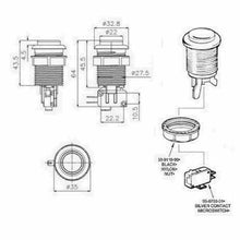 Load image into Gallery viewer, Arcade machine Push Button 100% HAPP Style With Micro switch For Arcade JAMMA
