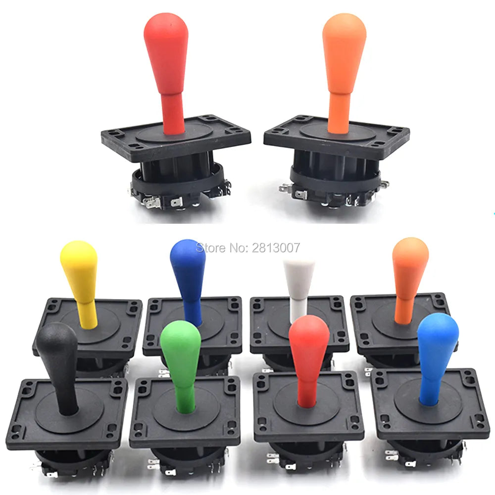American / Spanish /HAPP Style Arcade Joystick 4 /8 Way Zero Delay Nyl ...