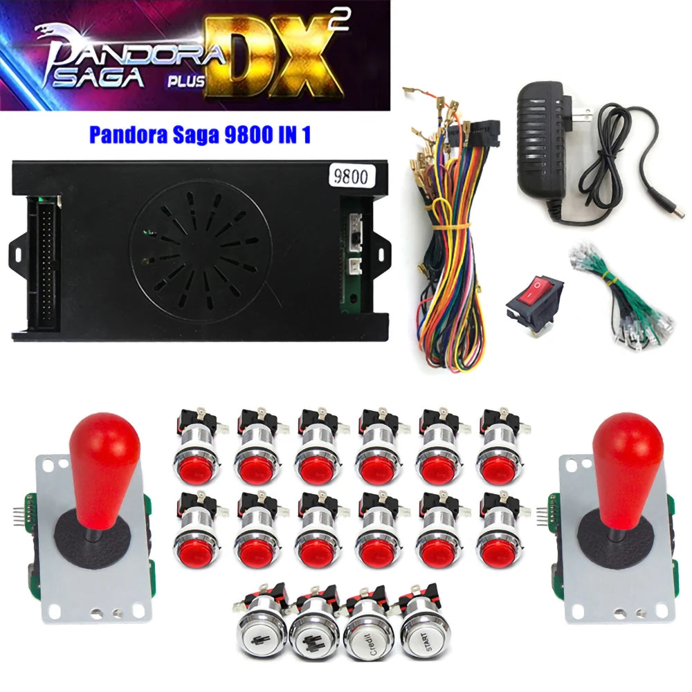 Pandora Saga DX2 Box 9800 in 1 DIY Kit 2 Player with Copy