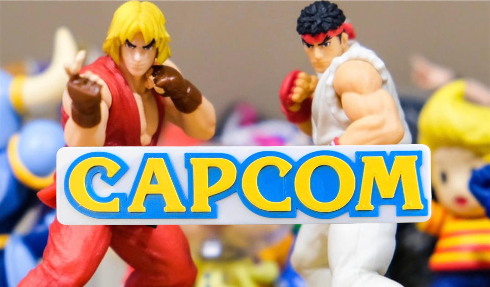 3D CAPCOM SIGN – Arcade Machines Australia