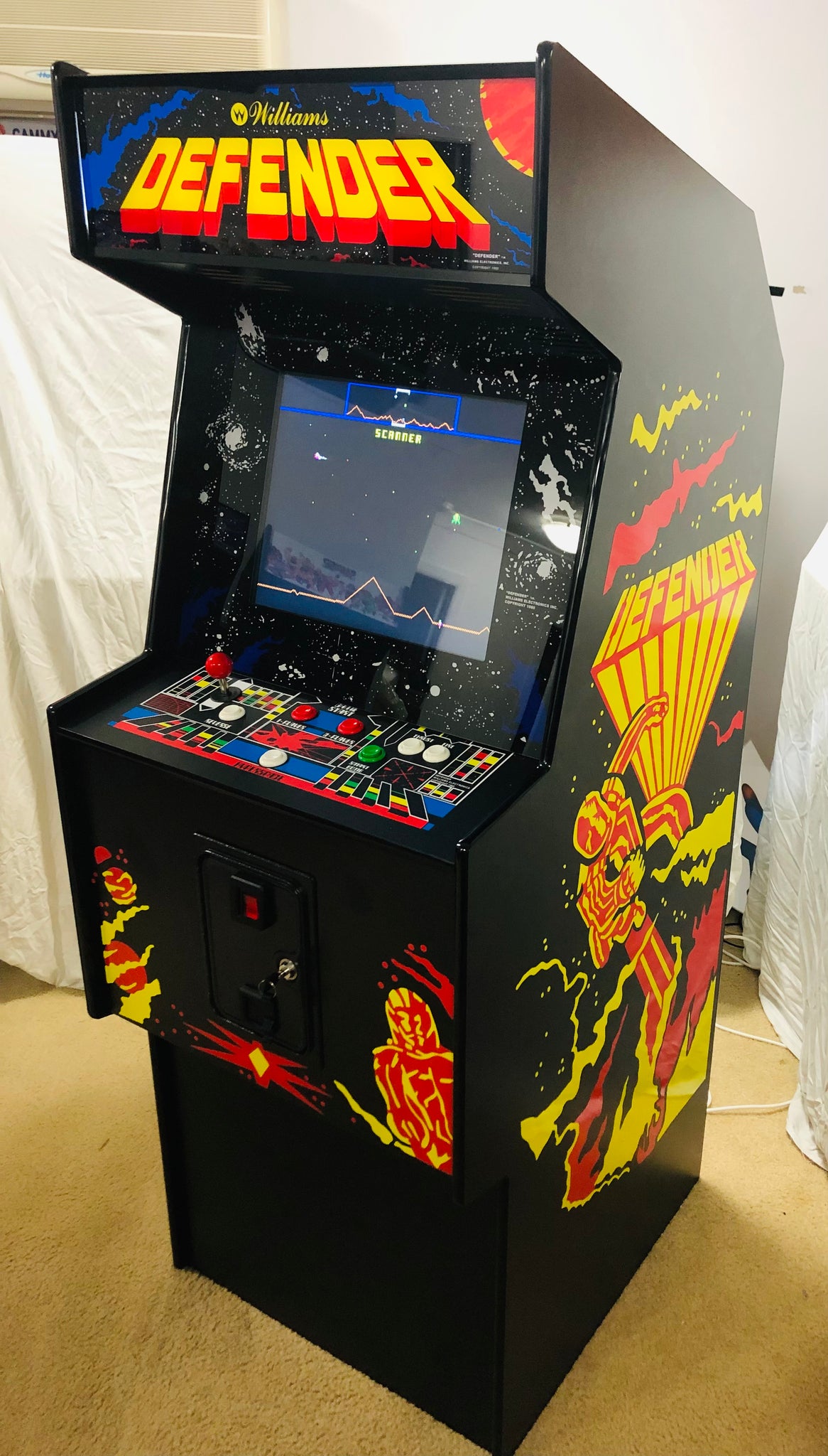 Defender Arcade Machine Control Panel Defender Arcade Machine – Arcade Machines Australia